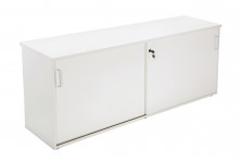 SPC18 Rapid Span Credenza. 1800 W X 450 D X 730 H. 2 Sliding Doors. Shelf. Lockable. White Or Beech Melamine